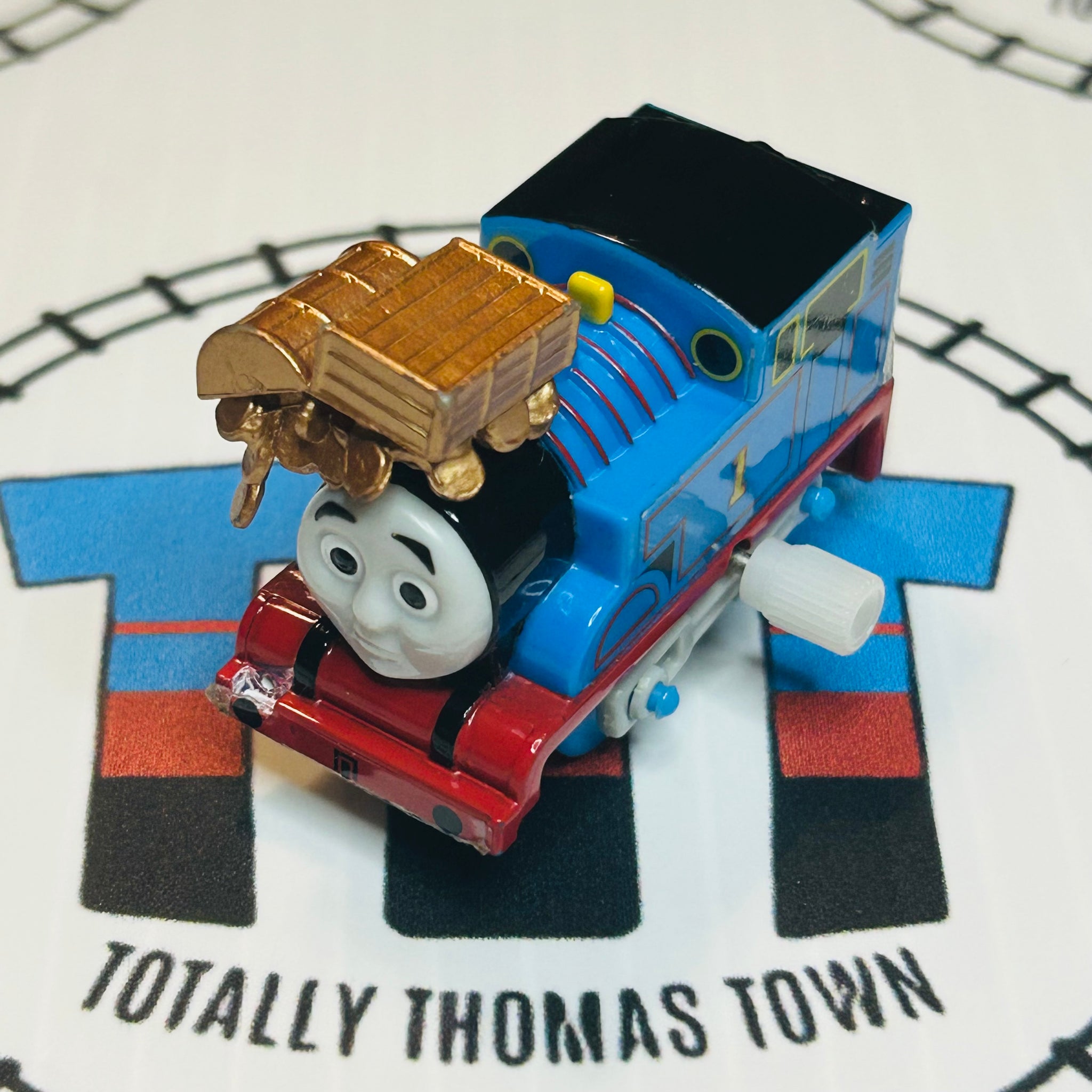 Treasure Chest Thomas Missing Lamp Capsule Plarail Wind Up - Used