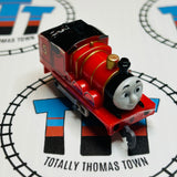 James Newer Face Grey Wheels Peeling Stickers Pull Along Capsule Plarail - Used