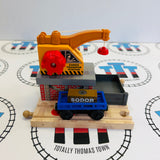 Cargo Transfer Station #2 with 1 Cargo Piece and Cargo Car Wooden - Used