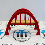 BRIO Red Bridge #2 Glued Stain Wooden - Used