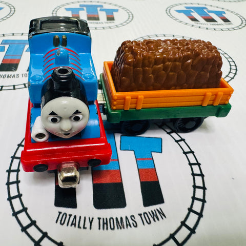Hard at Work Thomas Talking Fair Condition with Cargo Car (2009) Used - Take N Play