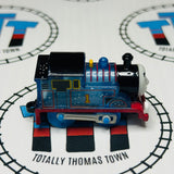 Clear Glitter Thomas Newer Face Mouth Closed Capsule Plarail Wind Up - Used