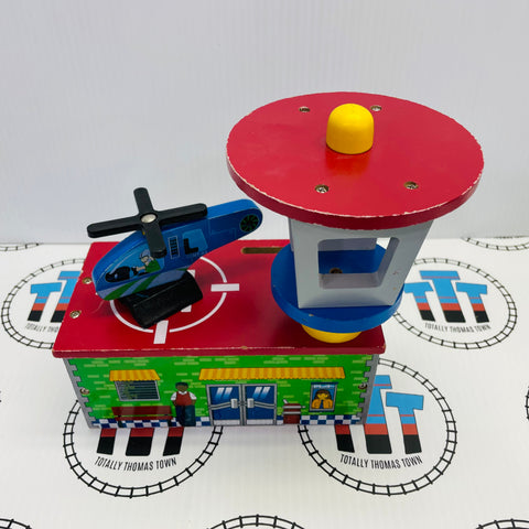 Heliport with Helicopter Generic Brand Wooden - Used