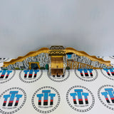 3 Layer Gold Mountain Fair Condition Marked #2 Wooden - Used