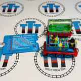 Thomas & Paint Car (2002) Good Condition with Character Card - Take Along