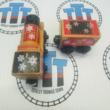 Snowy James and Tender (Damaged Nose)  (Thomas Wood Unpainted) Good Condition Wooden - Used
