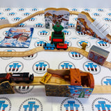 Dustin Comes in First Set with Trains & Book #1 (See Notes) Wooden - Used