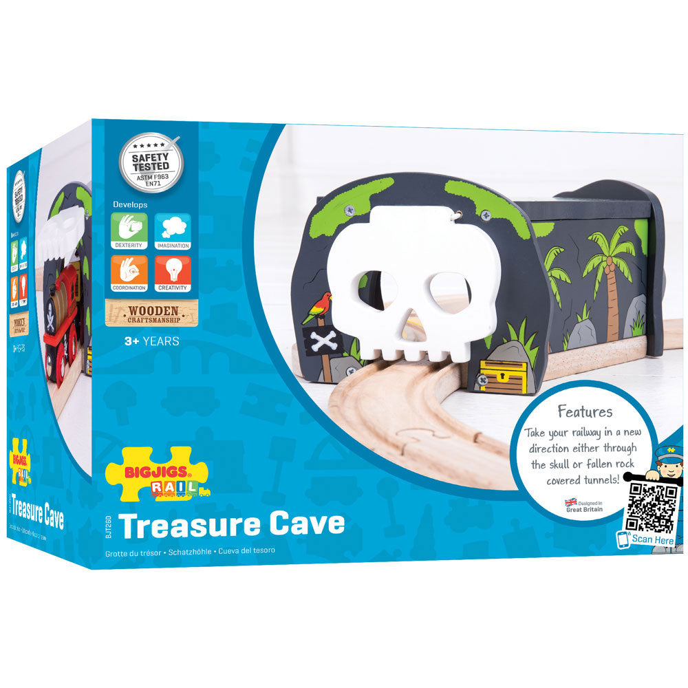 Treasure Cave BIGJIGS Rail Wooden - New in Box – Totally
