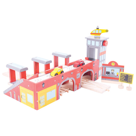Grand Central Station (Large) BIGJIGS Rail Wooden - New in Box