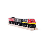 CN Train with Track BIGJIGS Rail Wooden - New in Box