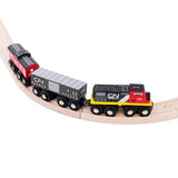 CN Train with Track BIGJIGS Rail Wooden - New in Box