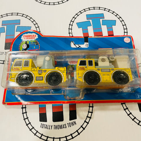 Sodor Power Crew (Learning Curve) Damaged Box Wooden - New in Box
