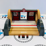 BRIO 33513 Metro Station #2 Marked/Stuck Doors Wooden - Used