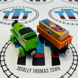 Reg and Percy at the Scrapyard Set #3 Fair Condition Silver Track with Trains - Used
