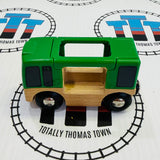 Brio Green Bus Fair Condition Wooden - Used