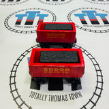 Compagnie charbonnière (Sodor Mining Co.) avec 2 wagons de marchandises (2001) #2 Toits peints en bois - Occasion