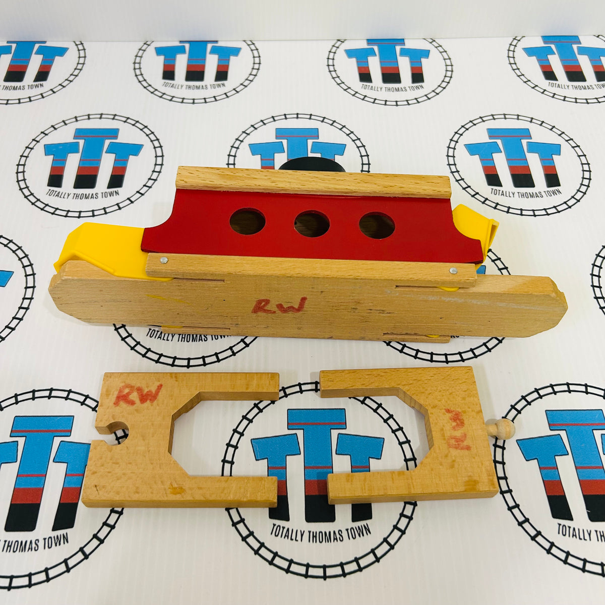 Ferry Brio N°33661 - Bateau Jouet Vintage 1997 - Dans Sa Boîte