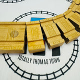 14" Wacky Track 1 Piece Marked/Stained Thomas Brand Wooden - Used