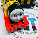 Busy Bee James with Tender no Cargo or Antenna (2013) Poor Condition Used - Trackmaster Revolution