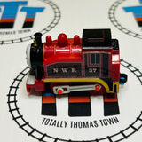 Red Rosie Peeling Stickers No Front Coupling Capsule Plarail Pull Along - Used