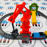 Cassia Crane & Cargo Set with Trains Used - Trackmaster Revolution