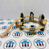 Racing Down the Rails Spiral Only Wooden - Used