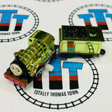 Metallic Emily & Tender Discoloured Face Capsule Plarail Wind Up - Used