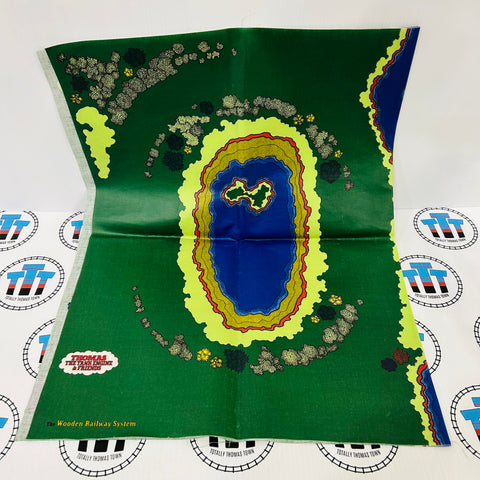 Thomas Wooden Railway Cloth Playmat with Quarry (1993) - Used