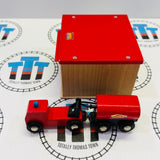 BRIO 33579 Vintage Fire Station Shed Only Missing Ladder - Used