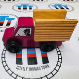 Crosby Delivery Truck #2 Rare Flat Magnet Staples Wooden - Used