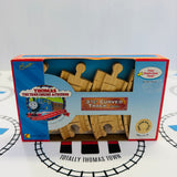 3.5" Curved Track #2 Vintage Clickity Clack 4 Pieces Wooden - Used in Box