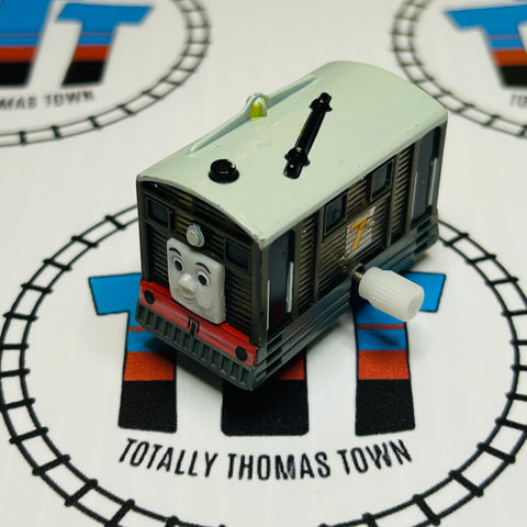 Clear Glitter Toby Capsule Plarail Wind Up - Used