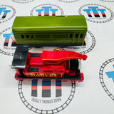 Harvey Missing 1 Side Rod and Passenger Car #4 (2009 Mattel) Noisy Used - Trackmaster