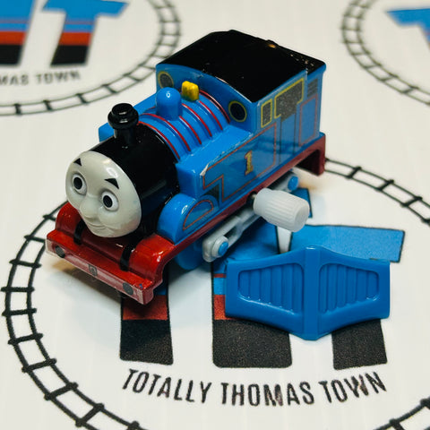 Thomas with Snowplow Newer Face #2 Capsule Plarail Wind Up - Used