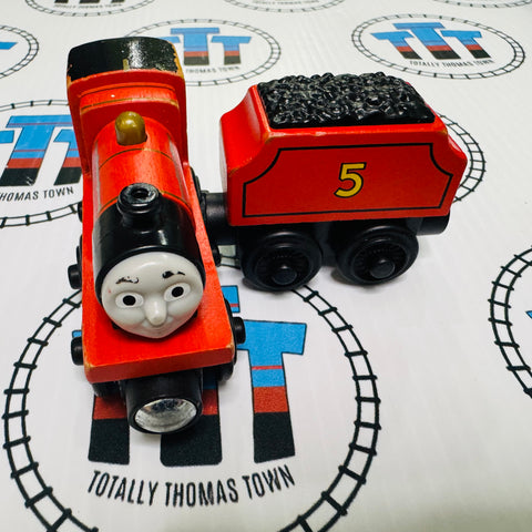 James & Tender Smaller Face (Mattel) Fair Condition Wooden - Used