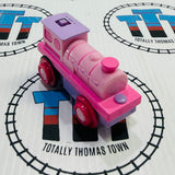 Powerful Pink Loco Battery Operated Engine BIGJIGS Rail Wooden - New no Box