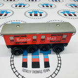 Wagon postal Sodor n°1 (Learning Curve 1996) Rare, écaillé, en bois - Occasion