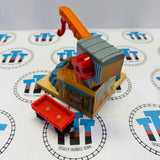 Brendam Fishing Dock #2 with 2 Fish (Damaged) & Cargo Car Wooden - Used