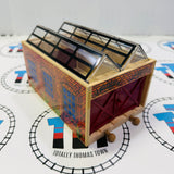 A Day at "The Works" Set #1 (Writing On ALL Trains, Stations, Track, Accessories) Missing Signals/Red House Peeling Sticker Wooden - Used