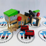 Compagnie charbonnière (Sodor Mining Co.) avec 2 wagons de marchandises (2001) #2 Toits peints en bois - Occasion