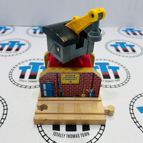 Sodor Shipping Company Missing Brown Side Bar with Track Fair Condition Wooden - Used