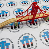 Double Suspension Bridge BIGJIGS Rail Wooden - New in Opened Box