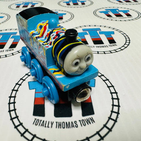 Happy Birthday Thomas (Learning Curve) Fair Condition Wooden - Used