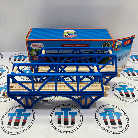 Sodor Bay Bridges Clickity Clack Track Wooden - Excellent/New in Box