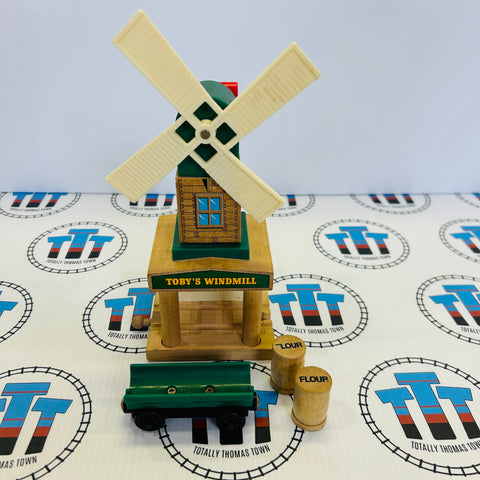 Toby's Windmill Fair Condition Barrels #1 Wooden - Used