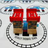 BRIO Riser Block Older Style 2 Pieces Fair Condition - Used