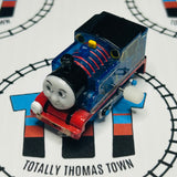 Clear Glitter Thomas Eyes Left Peeling Stickers Capsule Plarail Wind Up - Used