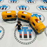 BRIO Yellow Metro Train with Lights & Figure 33507 Wooden - Used