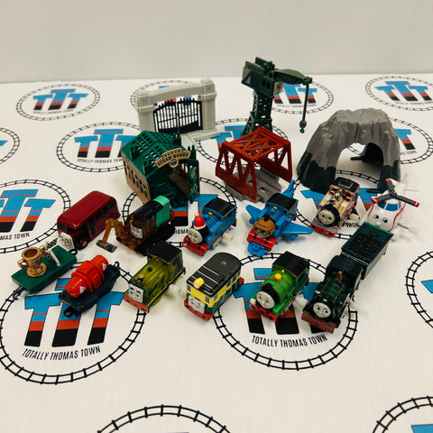 Capsule Plarail Wind-Up and Pull Along Broken Pieces, Missing Pieces, Missing Stickers Fair Condition/Glued Value Pack #4 - Used