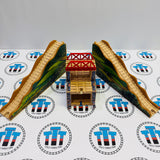 3 Layer Mountain Tunnel Clickity Clack #2 Peeling/Ripped Stickers Small Chip Wooden - Used